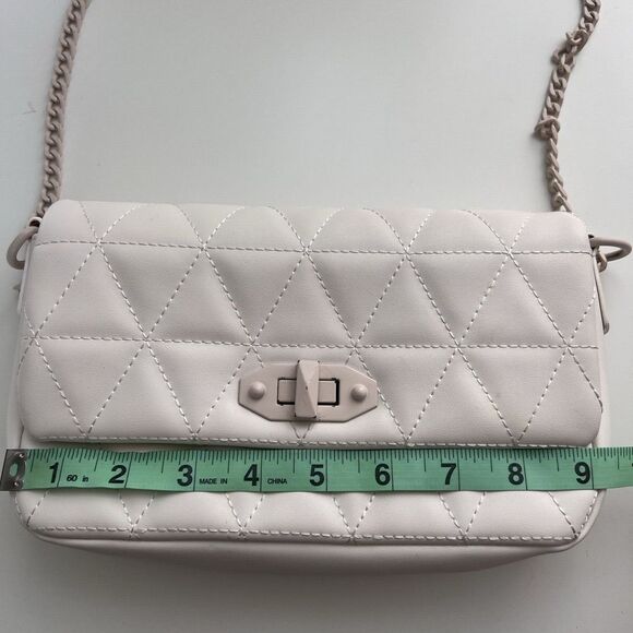 Quilted Small Chain Strap Crossbody Purse Bag Vegan Leather Forever 21 - Picture 8 of 14